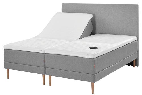 Sängynpääty 90x125 H30 CURVE harmaa-29