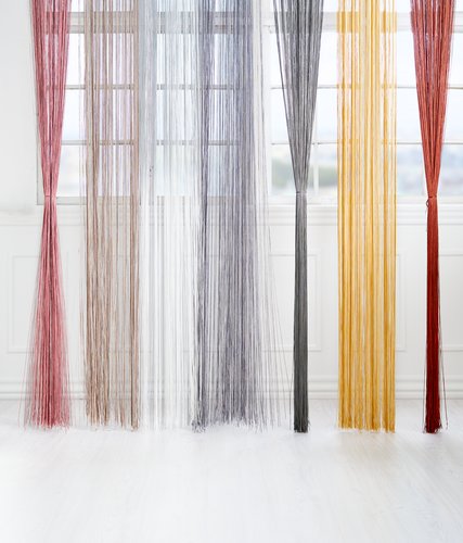 String curtain NISSER 1x90x300 grey