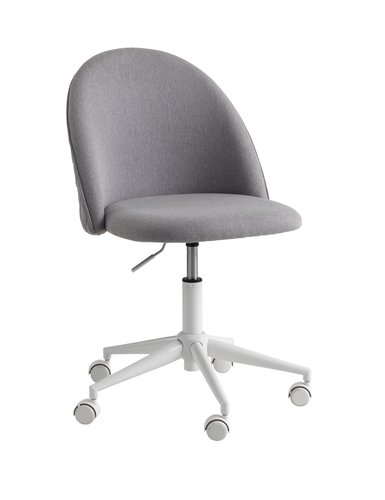 Cadeira de escritório KOKKEDAL cinzento/branco