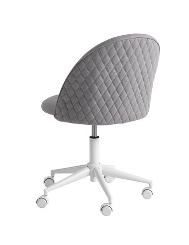 Krzesło biurowe KOKKEDAL szary/biały