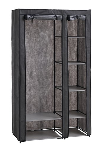 Garde-robe DAMHUS 100x174 gris foncé