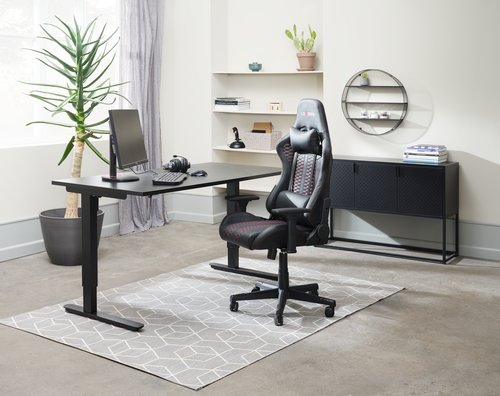 Gaming chair NIBE black/red | JYSK