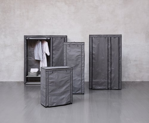 Wardrobe DAMHUS 100x174 dark grey