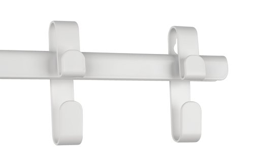 Coat rack GALSTED 5 hooks white