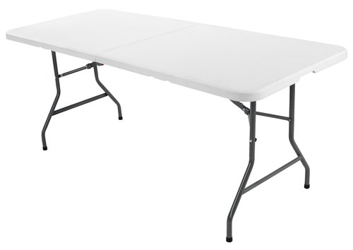 Αναδιπλούμενο τραπέζι KULESKOG Π75xΜ180 λευκό