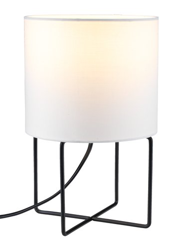 Pöytälamppu BRANDUR Ø16xK25cm valkoinen