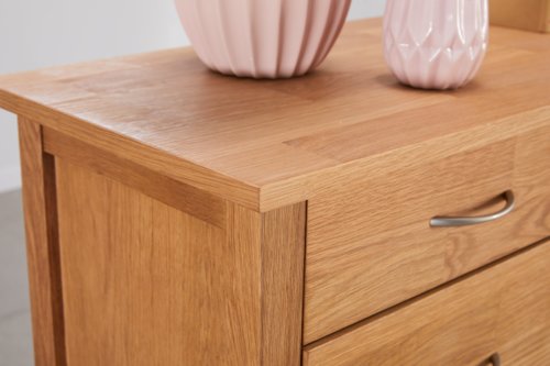 4 drawer chest KAGERUP wide oak