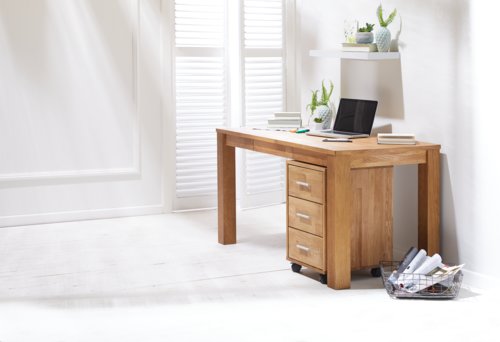 Bloco de gavetas HAGE 3 gavetas carvalho