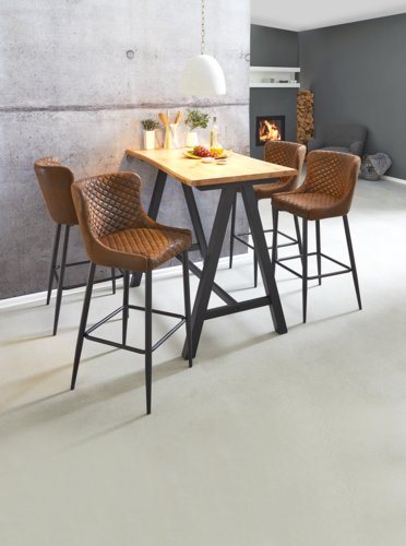 Bartisch SANDBY 71x128 eiche/schwarz | JYSK