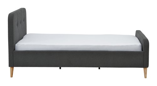 Estrutura de cama EGEDAL 180x200 antrac