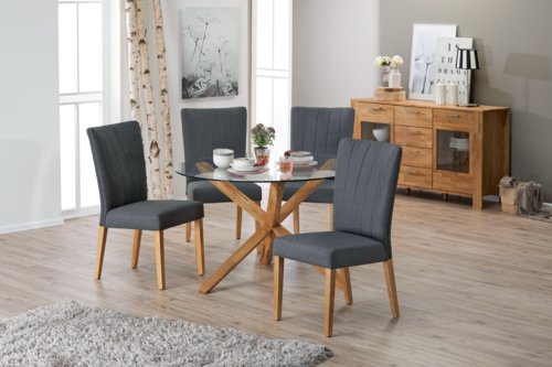 Esszimmerstuhl NORDRUP grau | DÄNISCHES BETTENLAGER