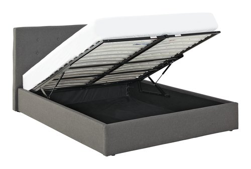 Letto Contenitore Alnor 160x190 Gr Sc N Jysk