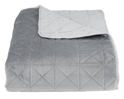 Bed throw ENGBLOMME 220x240 grey