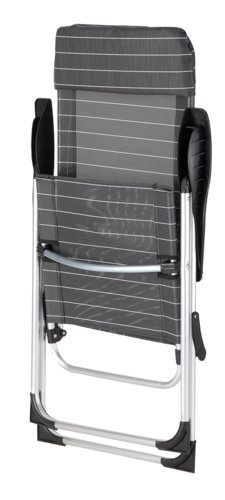 Chaise inclinable THORSMINDE gris