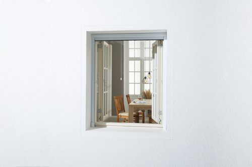 Zanzariera a rullo NYORD 130x160 per finestra bianco
