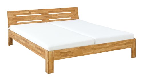 Estrutura de cama OLSKER 180x200 carv