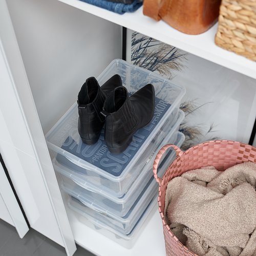 Schoenen organizer BASIC BOX m/deksel | JYSK