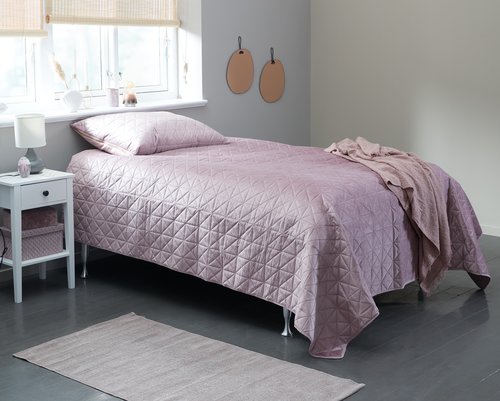 Ágytakaró ENGBLOMME 220x240 rózsaszín