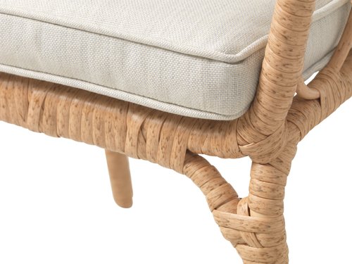 Loungeset JENNUM 5 pers. naturel | JYSK