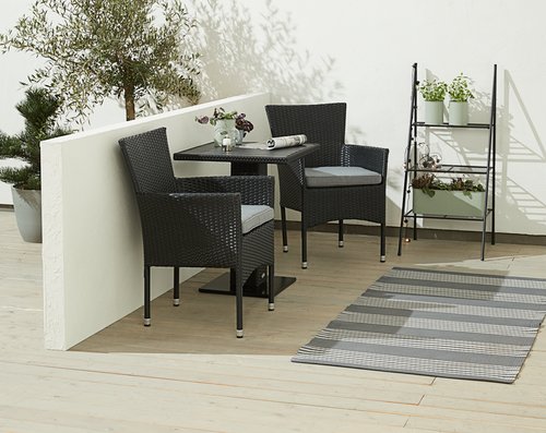 Mesa Bistro Thy L60xc60 Preto Jysk