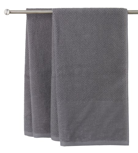 Bath towel GISTAD 65x130 grey