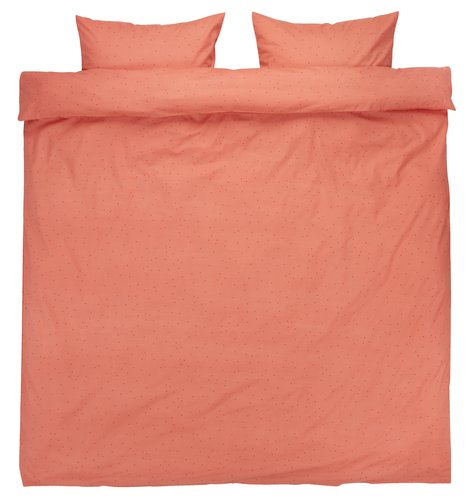 Duvet cover set MARY KNG coral
