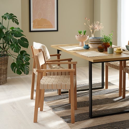 Dining chair VADEHAVET oak JYSK
