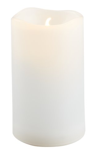 LED sviečka SOREN Ø6xV9 cm biela
