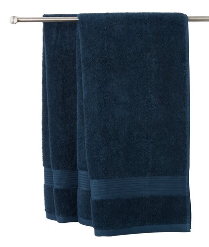 Asciugamano da bagno KARLSTAD 70x140 cm blu navy KRONBORG