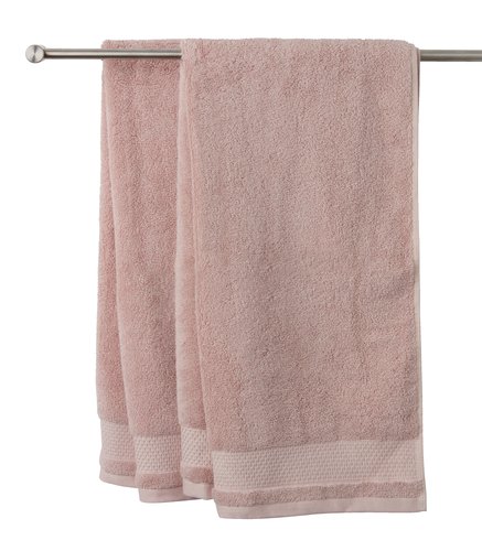 Lençol de banho NORA 100x150 rosa poeire