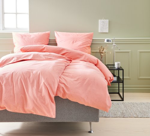 Duvet cover set MARY KNG coral