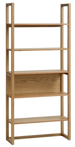 Shelving unit RY 5 shelves oak