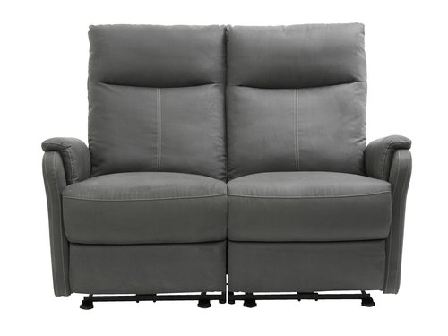 Recliner sofa ABILDSKOV 2-seter grå