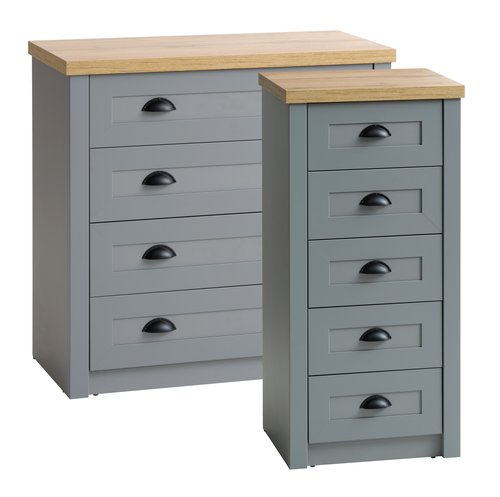 4 drawer chest MARKSKEL grey
