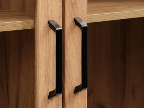 Display cabinet LINTRUP 2 doors oak