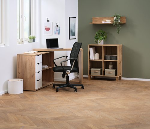 Schreibtisch LANGAGER 41107x107165 eiche/weiß JYSK