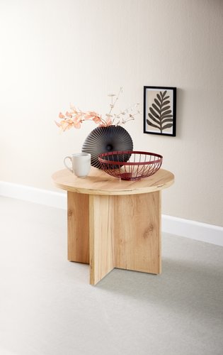 End table KALVEHAVE D55 oak