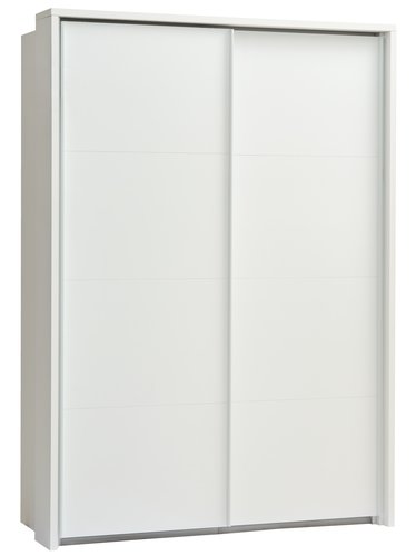 Armoire SALTOV 150 cadre + lot d'accessoires blanc