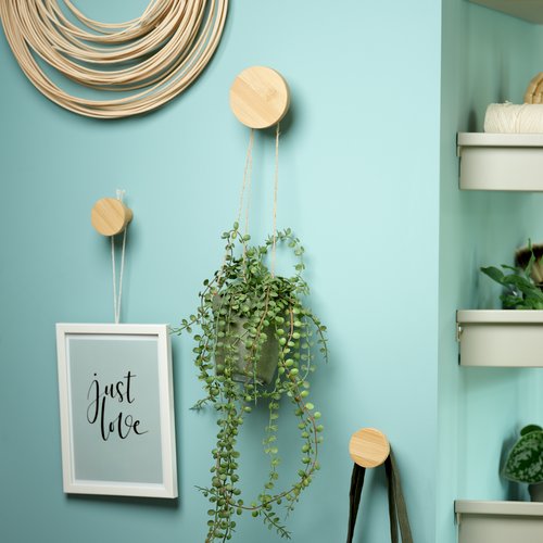 Wall hooks VANDSTED pack of 3 bamboo JYSK
