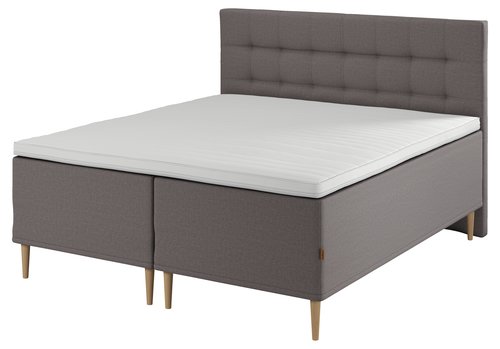 Sänggavel 90x125 VIKING BEDS grå-53