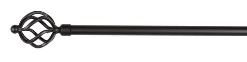 Gardinstång CLASSIC 19mm 90-160 svart