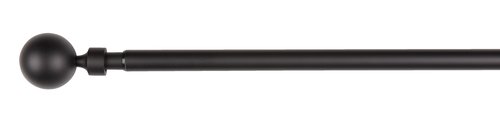 Gordijnroede STOCKHOLM 19mm 160-300cm zwart