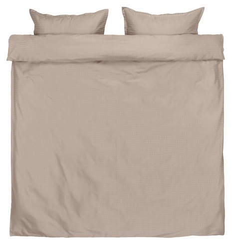 Duvet cover set INGEBORG sateen King sand