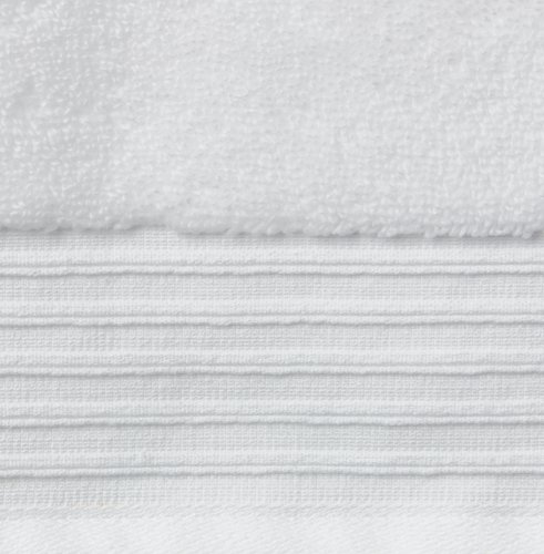 Badehåndkle SORUNDA 70x140cm hvit KRONBORG