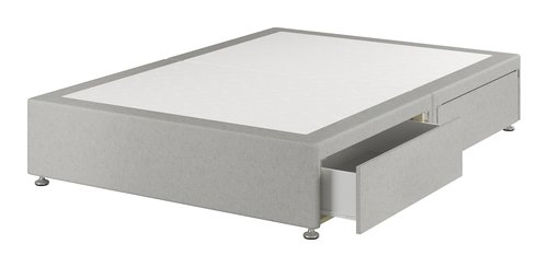 Divan base GOLD D10 4 Drawer Small double Grey-49