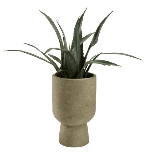 Blumentopf SOLVI Ø25xH40cm grün JYSK