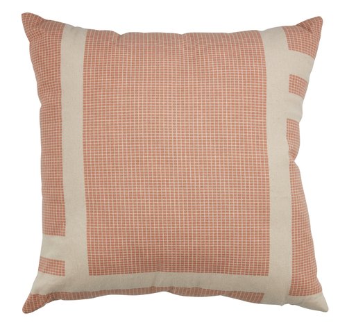 Cushion DVERGSYRE 45x45 light red/beige