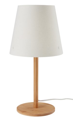 Lampe de table JULIUS Ø19xH39cm naturel
