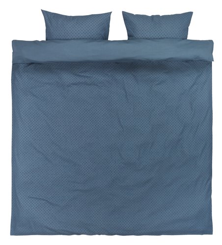 Lenjerie pat DANA 200x220 albastră
