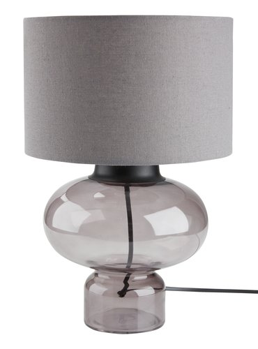 Table lamp EDMUND D25xH35cm grey